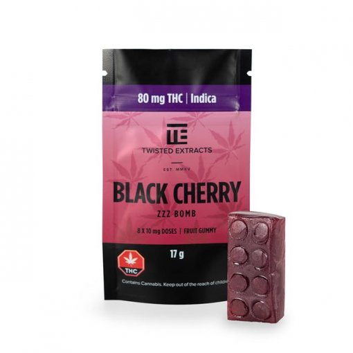 Black Cherry Indica Zzz Bombs &#8211; Twisted Extracts