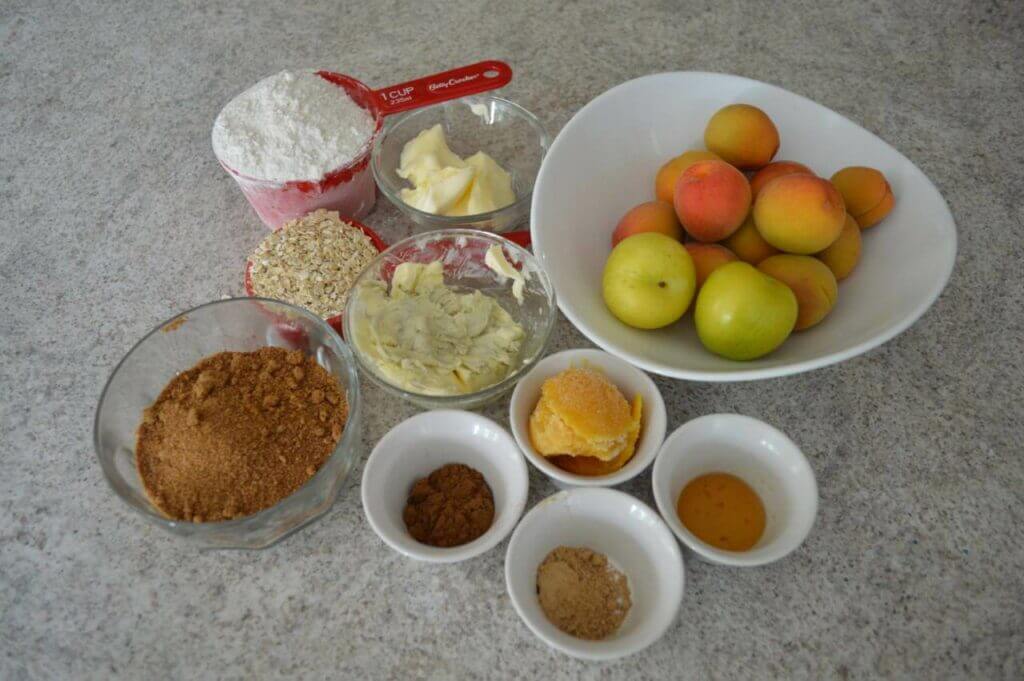 plum and apricot crumble recipe