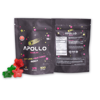 Apollo Edibles Indica Gummies - 500mg