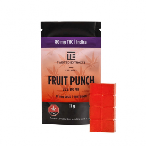 Fruit Punch Indica ZZZ BOMBS &#8211; Twisted Extracts