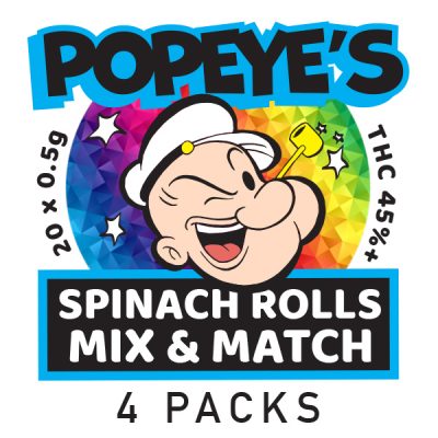 Popeyes Infused Spinach Rolls - Mix and Match