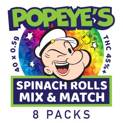 Popeyes Infused Spinach Rolls - Mix and Match