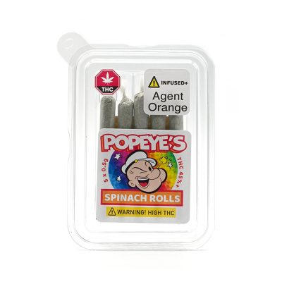 Popeyes Infused Spinach Rolls - Agent Orange