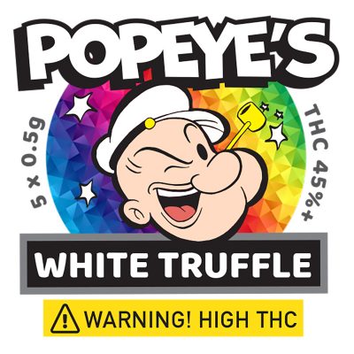 Gourmet Cannabis Edible - Popeye's Infused Spinach Rolls White Truffle