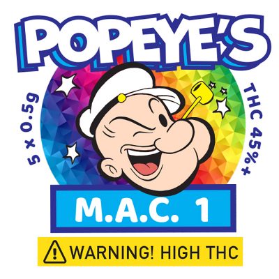 Popeye's Infused Spinach Rolls - Mac 1 edible cannabis product