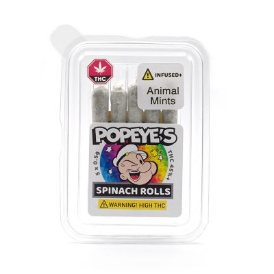 Popeyes Infused Spinach Rolls - Animal Mints