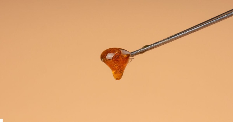 live resin on a dab stick that's long