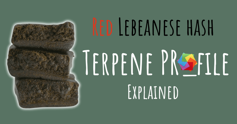 red lebanese hash terpene profile featured image